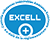 Label-Excell bleu